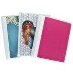 4 x 6 Photo Albums Pack of 3, Each Mini Photo Album Holds Up to 48 4x6 Photos. Flexible, removable covers come in random, assorted patterns and colors. From CocoPolka Company.