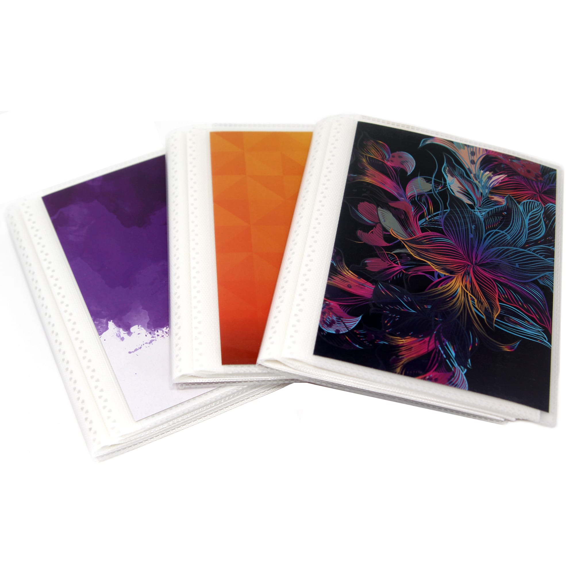 4 x 6 Photo Albums Pack of 3 - Brights, Each Mini Photo Album